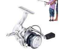 Générique Fishing Reel - Metal Construction, 5.2:1 Gear Ratio, 6kg Drag, Smooth Ambidextrous Design for Shore, River, Lake & Sea Angling | Ultra Lightweight, High Control Performance