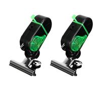 Générique Fishing Rod Bite Alarm - Precise Sound & Light Indicator for Fish Pole, Set of 2 Alarms | Outdoor Sea Gear with Integrated Alert Bell Outdoor Fishing Tool Alarm Set