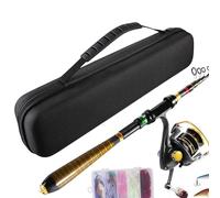 Générique Fishing Rod Case, 160g Fishing Gear Rod Bag, Oxford Cloth Ergonomic Waterproof Carrier for Camping, Ideal for Anglers, Dads, Husbands, and Outdoor Adventures, 34.5x6.5x8.5cm
