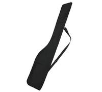 Générique Fishing Rod Case, Fishing Pole Bag, Tear-Resistant Zippered Closure Travel Storage Organizer for Outdoor Camping Trips, 53.94x9.84 inches, 370g, Black, Nylon Cloth Material