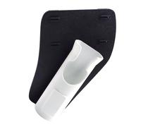 Générique Fishing Rod Hip Holster, Portable Pole Holder, 18.7x12.2x6cm/7.36x4.8x2.36 inches Slide-in Belt Clip Design, Hands- Gear Support 1 Piece Black for Wading Kayak Surf Dock Hiking