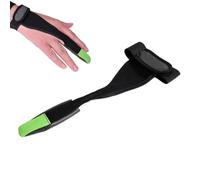 Générique Fishing Single Finger Gloves, Professional Sports Gloves, 8.07x1.97in Authentic Outdoor Gear, Lightweight Hand Protection, Anti Slip Finger Protector for Catching Fish Activities