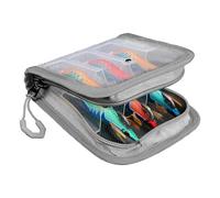 Générique Fishing Tackle Bag, Hook Cover Organizer, Transparent Waterproof Pouch with Protective Sleeves for Saltwater Gear Storage, Ideal for Kayak Boat Trip Anglers and Enthusiasts