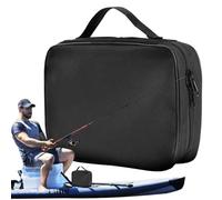 Générique Fishing Tackle Bag, Large Fishing Gear Organizer Kit, Portable Storage Case, Lightweight Design Angler Pack for Adults Beginners, Boat, Shore, Lake, River, Vacation, Travel