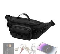 Générique Fishing Tackle Bag, Multi-Compartment Fishing Bag, Sling Fishing Chest Bag, Lightweight Tackle Box Bag, Water-Resistant Fishing Bag, Portable Fishing Gear Bag, Adjustable Strap Fishing Bag