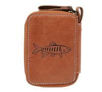 Générique Fishing Tackle Bag, Tackle Bag, Multifunctional Compact Size Large Capacity Small Size Portable Design Convenient Zipper Easy Access, Bait Binder for Outdoor