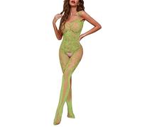 Générique Fishnet Body Bas Nylon Sexy sous-VêTements Femme Full Entrejambe Filet Uniforme Femme SéDuction Bas Onesize Pyjama Lingerie Sexy
