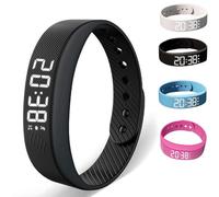 Générique Fitsleep Reloj Despertador, Pulsera Despertador Fitsleep, Pulsera Con Vibración Silenciosa Para Quienes Duermen Profundamente, Reloj Inteligente Sin Repetición (Black)