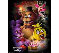 Générique Five Nights at Freddy's - Groupe - 40x50cm - Affiche/Poster