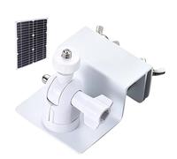Générique Fixation Gouttière pour Caméra De,Fixation Panneau Solaire - Attache Caméra sans Perçage | pour Balcon Jardin -Toit Balustrade Clôture Extérieur Arrière-Cour Gouttière