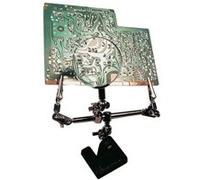 Goobay Troisième main 51199 – loupe 2,5×, pinces crocodile, aide au soudage – 1 pièce