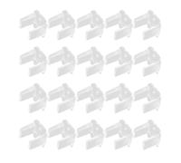 Générique Fixation pour Bande Lumineuse LED 6mm Pack Flexible et Sûr en Plastique PC 100 Clips pour Installation Néon et Ruban Lumineux LED