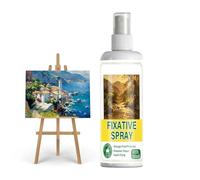 Générique Fixative Spray | 120ml Smuge-Proof Quick Drying Paint Primer | Pencil Drawings Fixative Spray | for Painting Crafts Art Wallpaper Acrylics Gouache Charcoal Oils