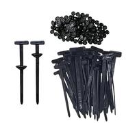 Générique Fixbind Snap-Fit Nylon Fastening Clip for Car Repairs, Zipper Clips Applicable Toengine Lower Guard Plates, Fender Linings, Trunkclips,Bumper Retainer, Door Panel Fastener(30pcs) (50PCS)
