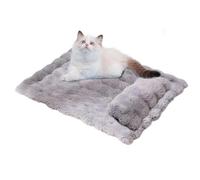 Générique Flaches Katzenbett - weiche mit abnehmbarem Kissen | wärmende Katzenbett-Schlafmatte | Welpen, Kätzchen, Innenbereich, Wohnung, Boden, Couch, Kiste, Zwinger, Winter, Herbst