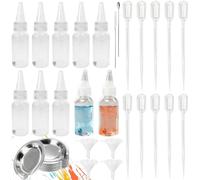 Générique Flacon compte-gouttes peinture Flacons vides 30 ml avec bâtonnets