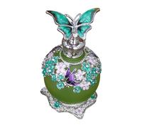 Générique Flacon de parfum en verre de 25 ml, décoration portable, flacon d'huile essentielle pour filles