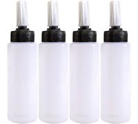 Générique Flacons Applicateurs Contrôle Précis Débit 150ml en Plastique Lot de 4 Facile à Nettoyer pour Teinture Capillaire pour Coloration des Cheveux à Domicile