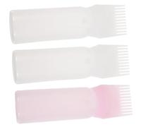 Générique Flacons Applicateurs Lot de 3 Surface Lisse et Distribution Uniforme 120ml en Plastique pour Coloration Cheveux pour Salon et Usage en Magasin pour Salon et Usage en Magasin