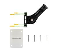 Générique Flag Pole Holder, Metal Flags Pole Bracket, 8.89in Rust Proof Aluminum Alloy, Ergonomic Design, Adjustable Horizontal Mount, for Sports Events, July 4th, Railings, Beach House