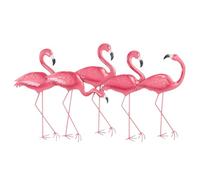 Générique FLAMANTS ROSES Décoration murale en Métal de 87cm à suspendre thème Voyage