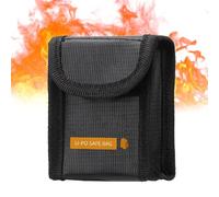 Générique Flame Retardant Lithium Battery Safe Bag, High Temperature Fireproof Safety Protector, Sturdy Lithium Battery Guard, Secure Storage and Protection Against Fire Hazards
