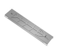 Générique Flame Salmon Holder, Stainless Steel Cedar Plank Rack with 180° Reversible Design, 20.47x6.3x1.57 inches Sturdy Fish Grilling Cookware for BBQ, Outdoor Cooking, Camping, Backyard Kitchen