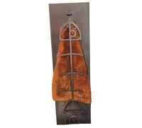 Générique Flame Salmon Rack, Reusable Salmon Holder Plank, Adjustable Grilling Fish Stand for Cedar Meat Cooking, Home Kitchen Indoor Outdoor Picnic Campfire Camping Cookware 52x16x4cm
