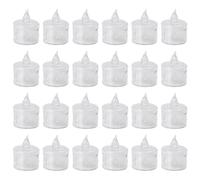 Générique Flameless Candles, Decorative Multifunctional, Creative Safe | Clear LED Table Candle for Indoor Home Decor Bedroom Living Room Wedding Party Christmas, Holiday Centerpiece
