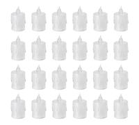Générique Flameless Candles, Decorative Multifunctional, Creative Safe | Clear LED Table Candle for Indoor Home Decor Bedroom Living Room Wedding Party Christmas, Holiday Centerpiece