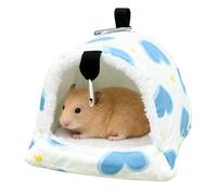 Générique Flannel Small Pet Hanging Nest - Winter Warm Cotton Hammock | Plush Bed for Hamster, Squirrel, Sugar Glider, Ferret & Small Animals