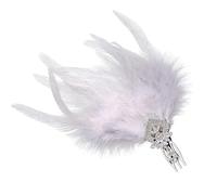 Générique Flapper Headpiece, Vintage Feathered Headdress & Roaring 20s Hair Accessory, Elegant Costume Party Hat, for Weddings Theater Dance Photography Burlesque New Year's Eve Gala Community