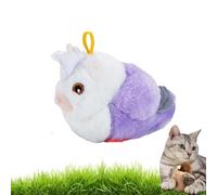 Générique Flapping Bird Cat Toy (No Flying), Birds Cat Toy Flapping Wings, Lifelike Chirp Tweet, Touch Activated Kitten Plaything , Rechargeable/Battery,Flying Bird Toys for Indoor Cats (Battery F)