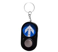 Générique Flashing Warning Key Chain, Drive Safe Safety Accessory, Engaging Audio Feedback, For Women, Kids, Teens, Work, Purse, Night, Hiking, Camping, 2.36x1.18x0.59 Inches