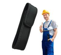 Générique Flashlight Holder Belt Clip - Nylon Heavy Duty Torch Carry Case | Portable Flash Light Pouch Utility | For Mechanic Vest Outdoor Security Camping Work Use