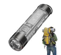 Générique Flashlight Keychain | 350 Lumen USB Rechargeable Keychain Light - Stable Multifunctional Key Ring Camping Lighting Backpacking Hiking Climbing