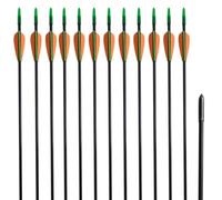 Générique Flèche d'arc recourbé 12 pcs 30" 0,6 cm Fibre de Verre,90856