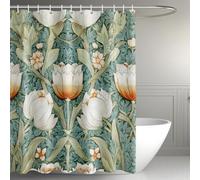 Générique Fleur Rideau de Douche 120 x 200, Imperméable Lavable Machine