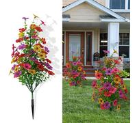 Générique Fleurs de Rose Artificielles Jardins Décoration Maison Vert Créez Facilement Un Jardin De Rêve Votre Vie Chaque Jour Fausse Plante Balcon aux Fleur (50cm)