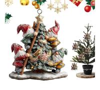 Générique Flexible Christmas Decoration Indoor - Holiday Christmas Decor | 8cm/3.15 Holiday Ornaments for Tree, Lightweight Acrylic Gnomes Decorations, Home Accessories, Hanging GNOME Decor for Home
