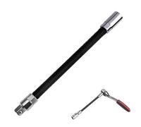 Générique Flexible Extension Socket, Bendable Design Impacct Extension Wrench, 1/4, 3/8, Or 1/2 Great Durability Bendable Socket Extender Shaft Drive Head