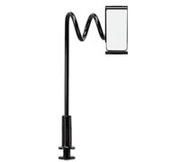 Générique Flexible Gooseneck Phone Mount - Adjustable Mobile Holder for Bed and Desk | Swivel Clamp Stand with Rotating Arm, Hands Free Viewing for Sleeping Reading Cooking Or Exercise
