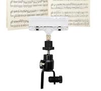Générique Flexible Guitar Sheet Holder Clamp for Musical Notes, Multifunctional Music Sheets Holder Clip, Sturdy Paper Clamps for Guitar Accessories, Ideal for Performances and Practice