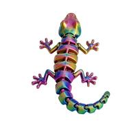 Générique Flexible Lizard, Articulated Animal Toy, 7.48x2.09 inches Animal Model with Movable Limbs, Smooth Reptile, Fidget Creature with Realistic Style, Play Entertainment for Boys Girls