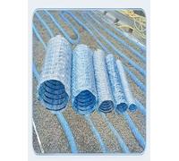 Générique Flexible Perforated French Drain Pipe, Soft Infiltration Corrugated Pipes for Garden/Yard/Lawn, Underground Redirect Water Tube(D 25cm,L 1200cm)