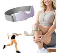 Générique Flexwrap Knee Strap, Flex Wrap Silicone Patellar Tendon Support Strap, Flex Wrap Essentials, Adjustable Flexwrap Knee Brace, for Knee Pain Knee Brace Running Basketball Hiking (Purple-1)