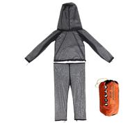 Générique Fliegenanzug - Ganzkörper Insektenschutz Netz Kleidung | Leichte Polyester Netzhose Mit Aufbewahrungsbeutel, Atmungsaktiver Für Wandern Klettern Camping Und Outdoor Trekking Zubehör
