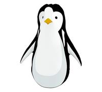 Générique Flightless-Bird Bodysuit - Antarctic Creature Coveralls for Youth | Padded Synthetic One-Piece with Tail Detail & Webbed Foot Covers for Masquerade, Stage Shows and Holiday Parties