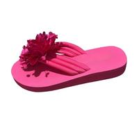 Générique Flip Flop Femme Sandale De Plage Femme Mules Compensees Cuir Confortable Voûte Plantaire Tongue Legere Yoga Mat Été Plage Piscine Flip Flop Douche E Caoutchouc Semell (M-A, 38)