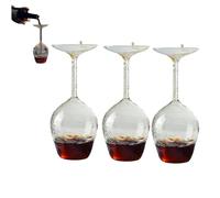 Générique Flip Glass - 14 Fl Oz Upside Down Wine Glass with Long Stem,Unique Fun Creative Stem Cups for Women Men Birthday Anniversary, Valentine, Christmas, Party Gift (3)
